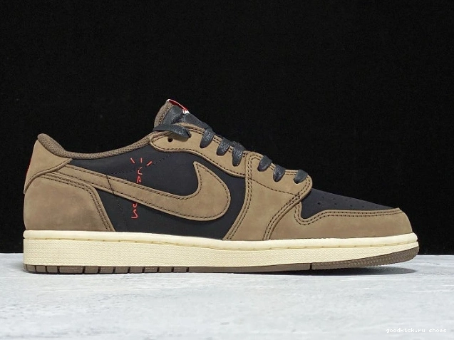 80% Off Sale Mocha Dark Jordan Air SP 1 x Low OG Scott Travis CQ4277-001 0714